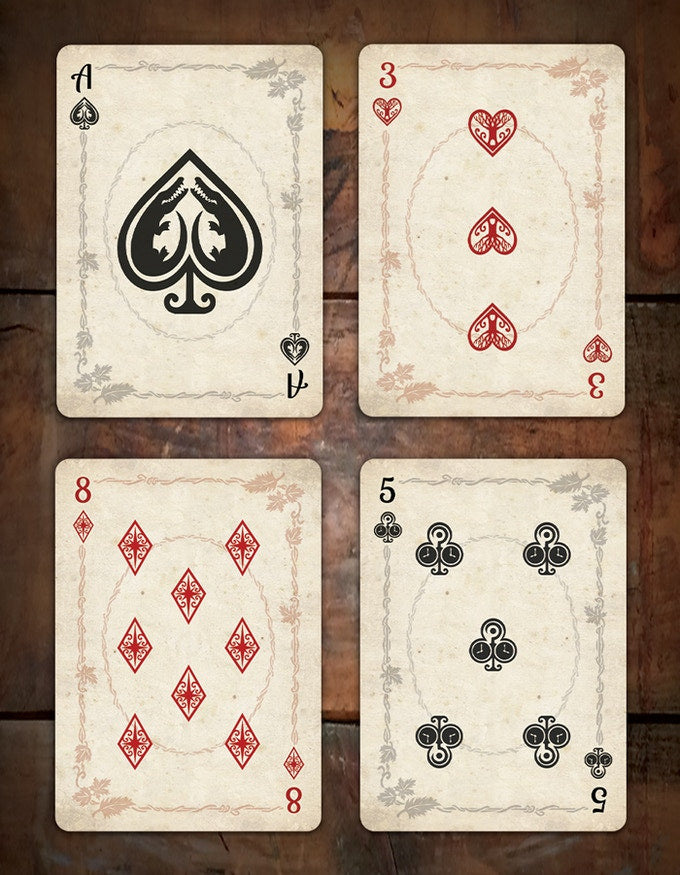 Bicycle Neverland Playing Cards Limited Edition by Nat Iwata