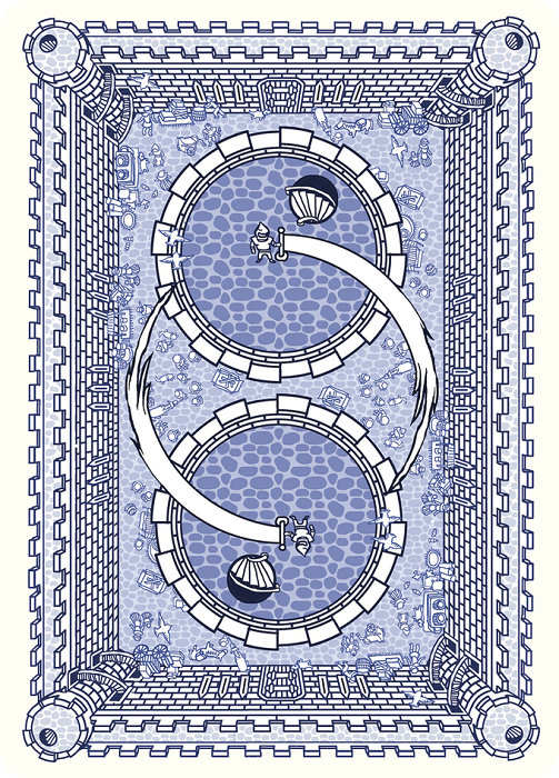Bicycle Castle Back Playing Cards