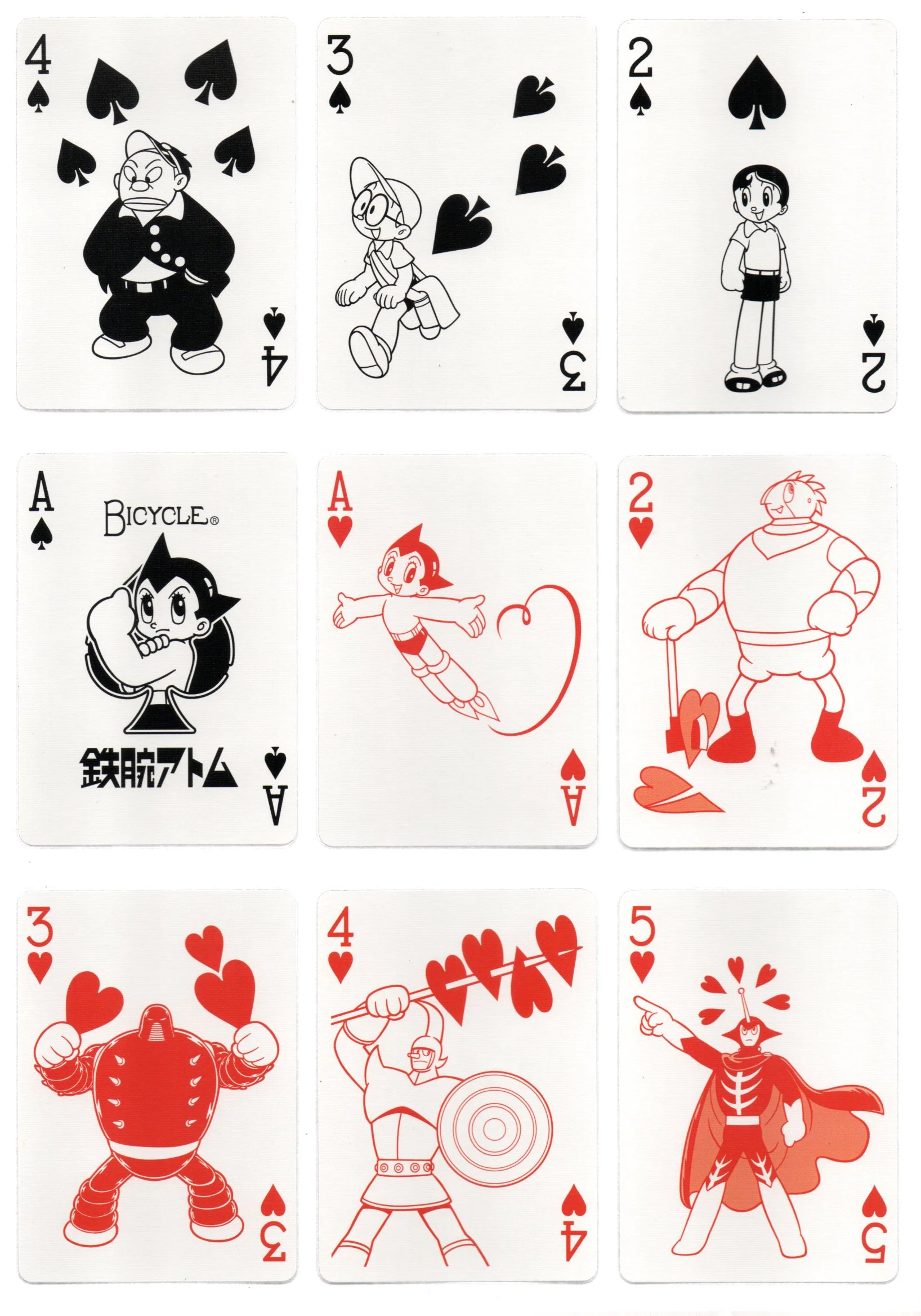 Bicycle Astro Boy Playing Cards Japan Osamu Tezuka