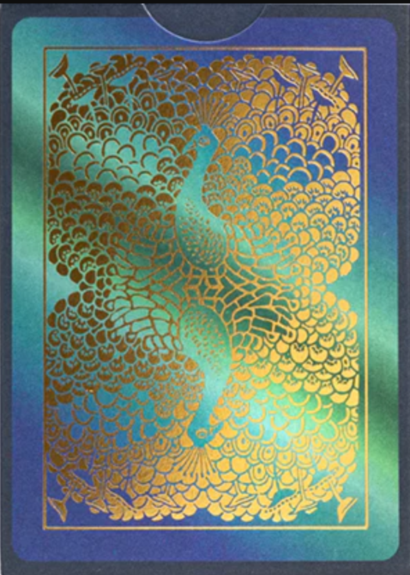 Bicycle Peacock Green Cold Foiled Playing Cards