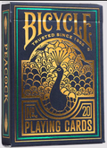 Bicycle Peacock Green Cold Foiled Playing Cards