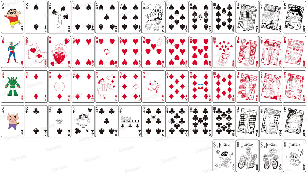 Bicycle Crayon Shin-Chan Playing Cards Japan Exclusive