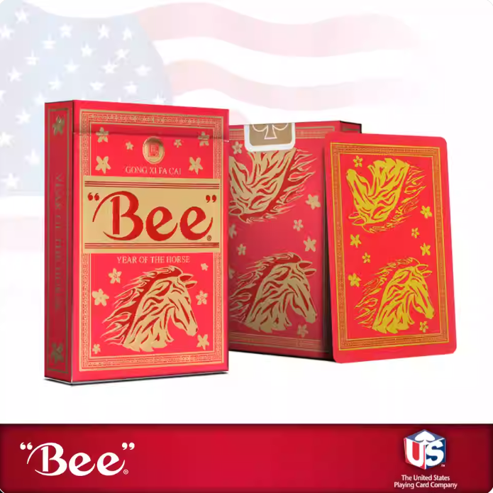 Bee Year of Horse Playing Cards Chinese New Year 2026 Special Edition