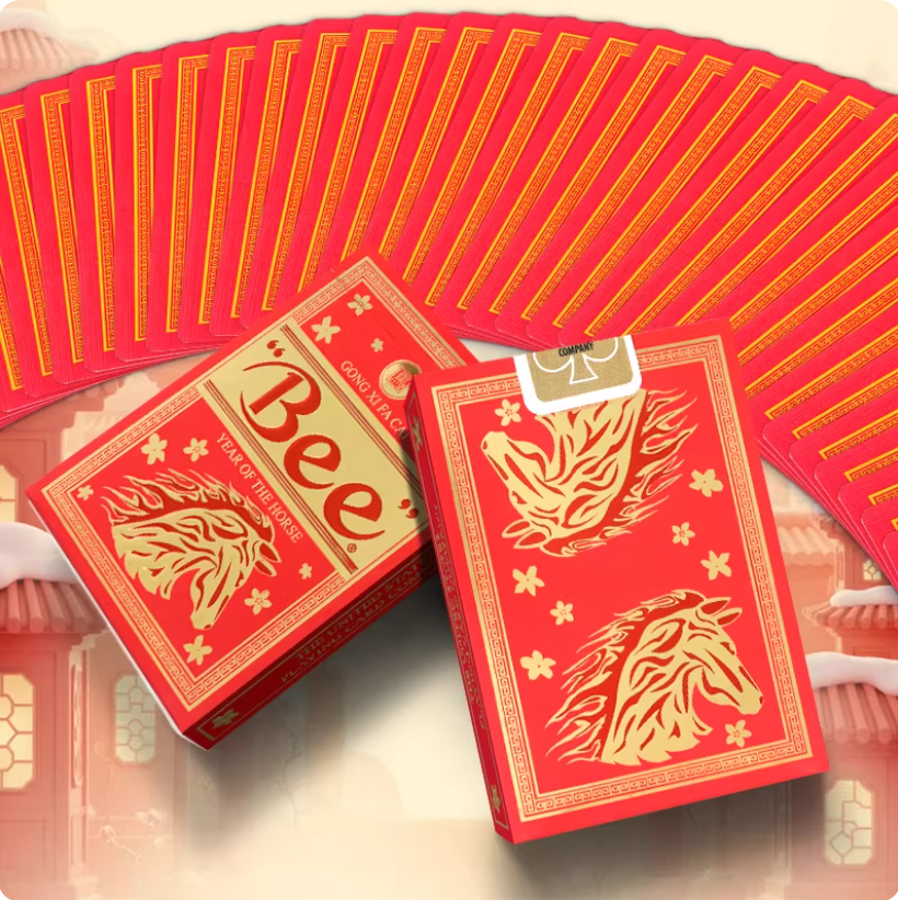 Bee Year of Horse Playing Cards Chinese New Year 2026 Special Edition