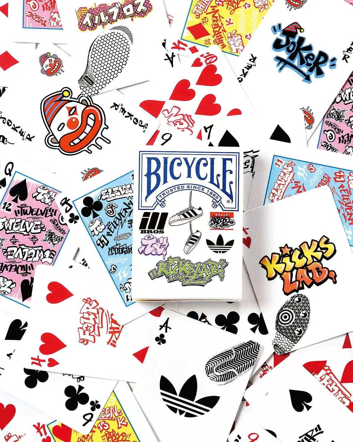 Bicycle KICKS LAB. & adidas Originals Playing Cards Japan Exclusive