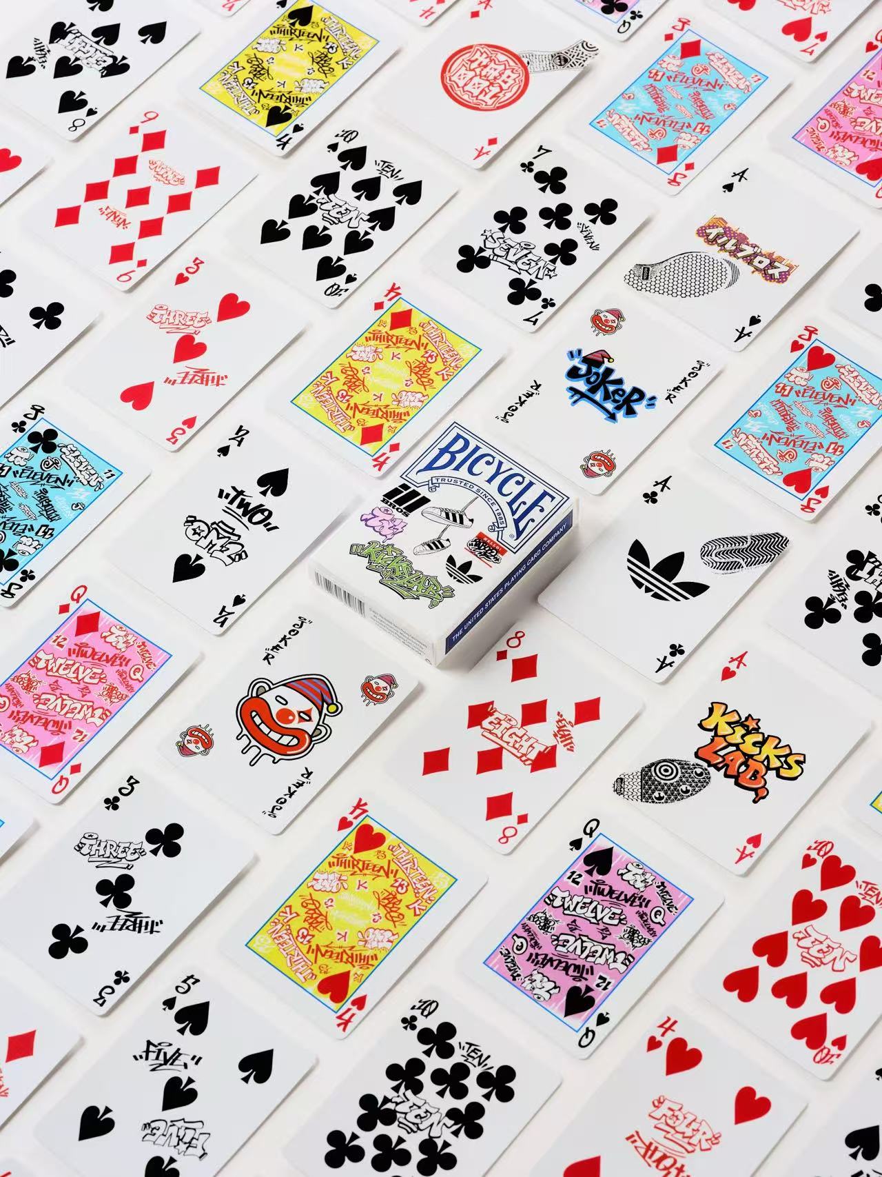 Bicycle KICKS LAB. & adidas Originals Playing Cards Japan