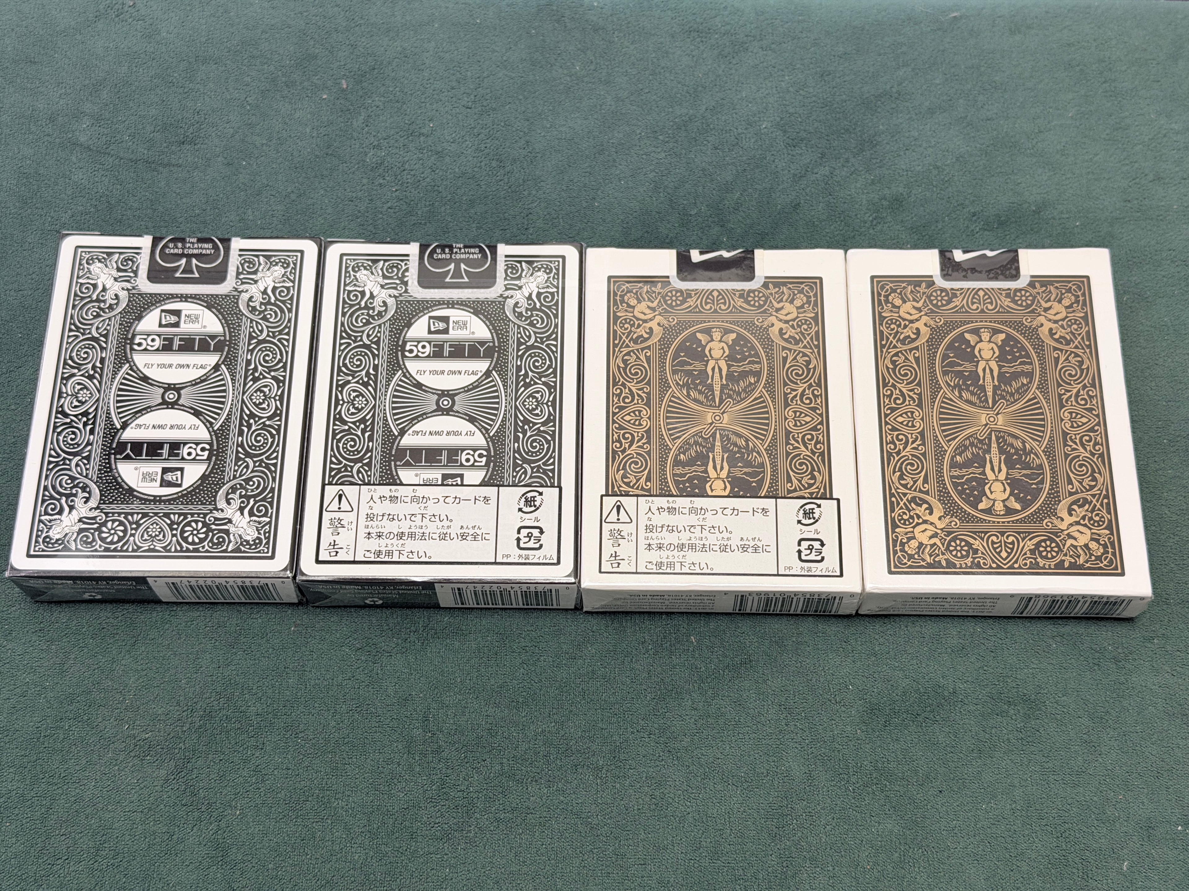 Bicycle New Era Playing cards 4 deck Set Rare