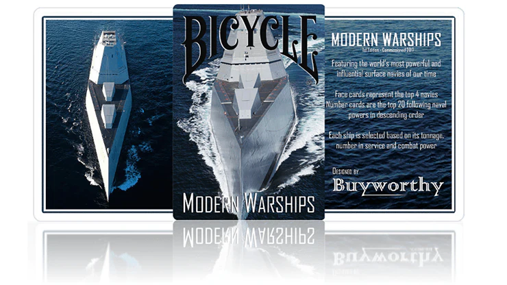 Bicycle  Modern Warships Playing Cards