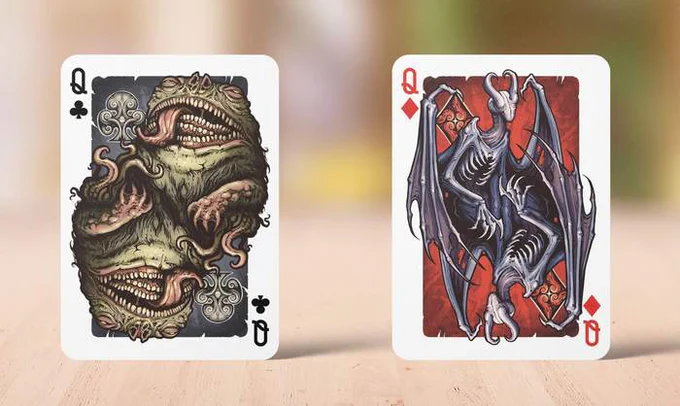 Bicycle Cthulhu Project Playing Cards Necronomicon Deck