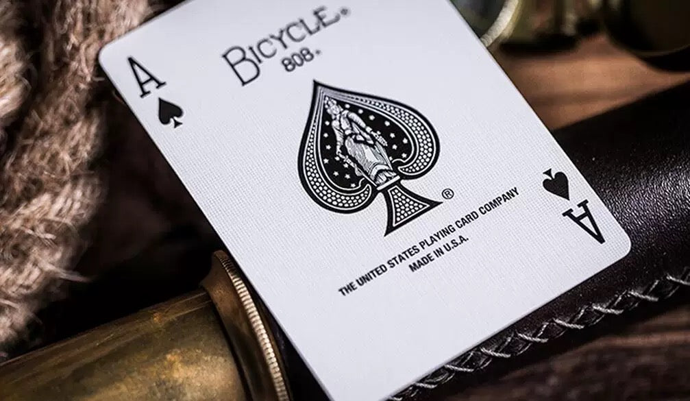 Bicycle Rider Back EPCS Golden Spade Playing Card Deck 2017