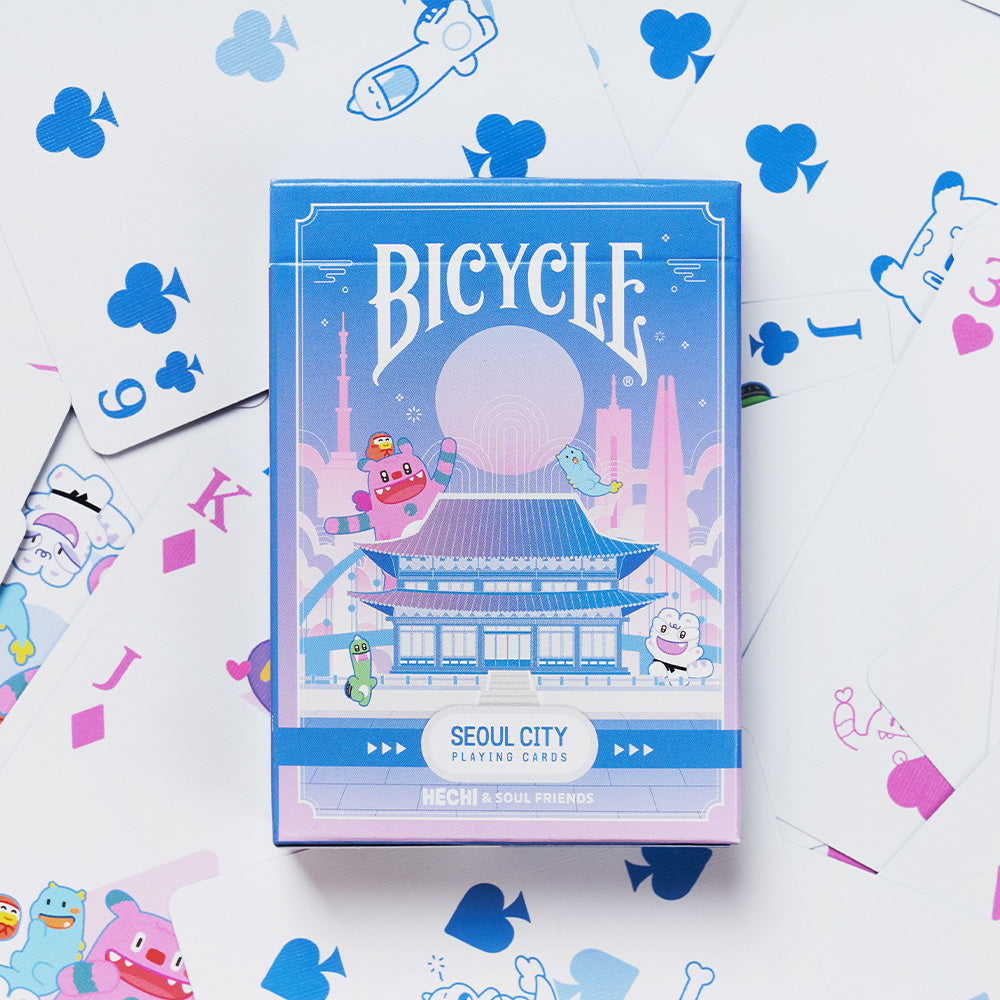 Bicycle Seoul City Spielkarten Korea Hechi & Soul Friends Decks