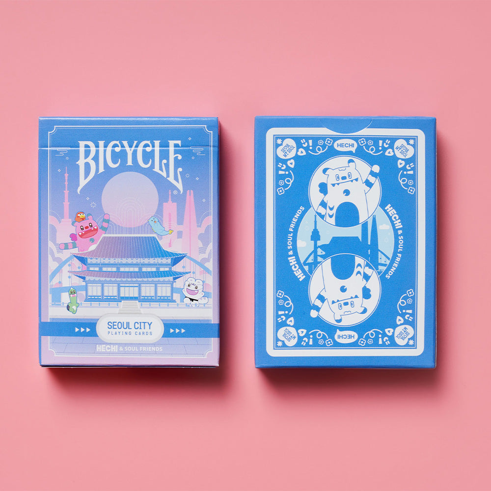 Bicycle Seoul City Spielkarten Korea Hechi & Soul Friends Decks