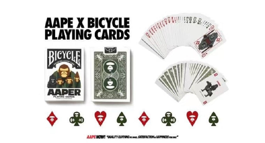 Bicycle Aaper Playing Cards by A Bathing Ape