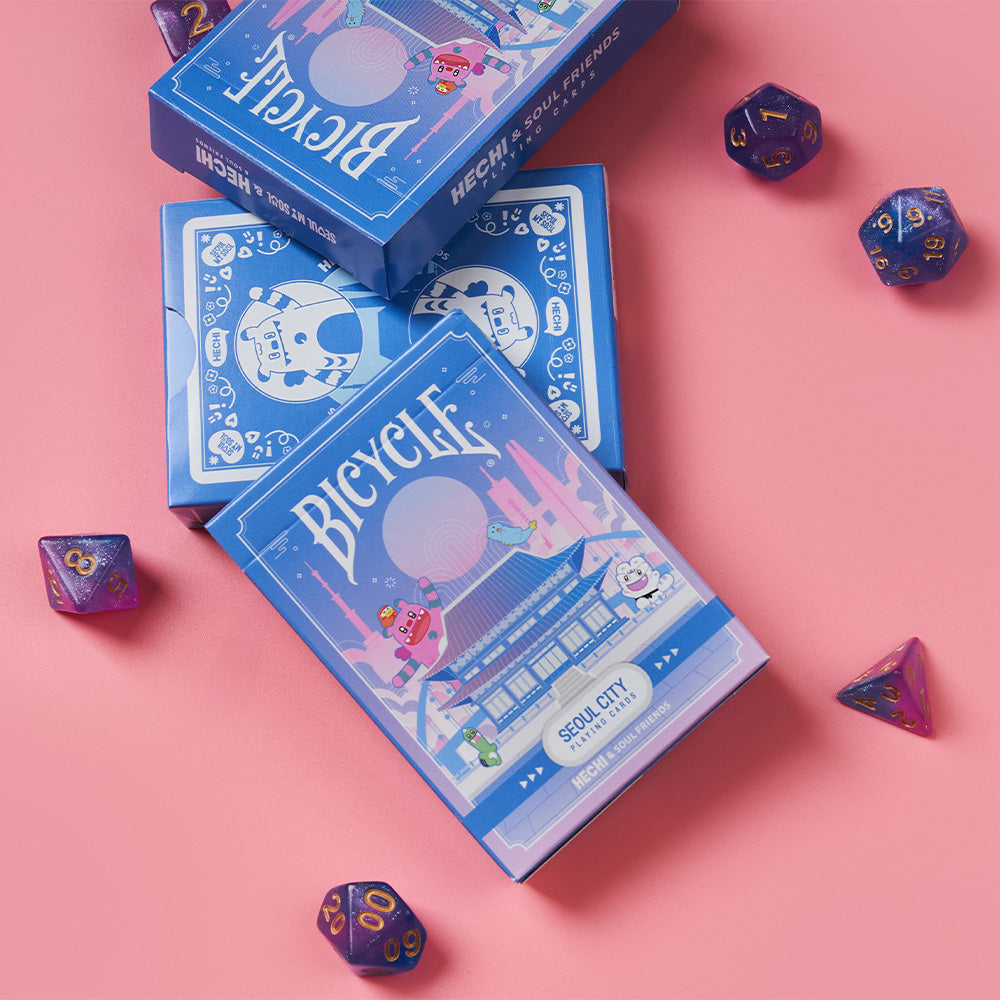 Bicycle Seoul City Spielkarten Korea Hechi & Soul Friends Decks