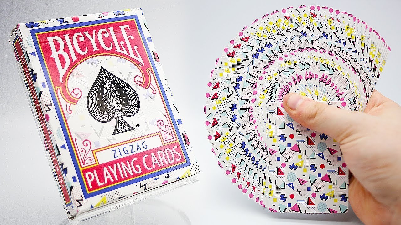 Bicycle Zig Zag playing cards