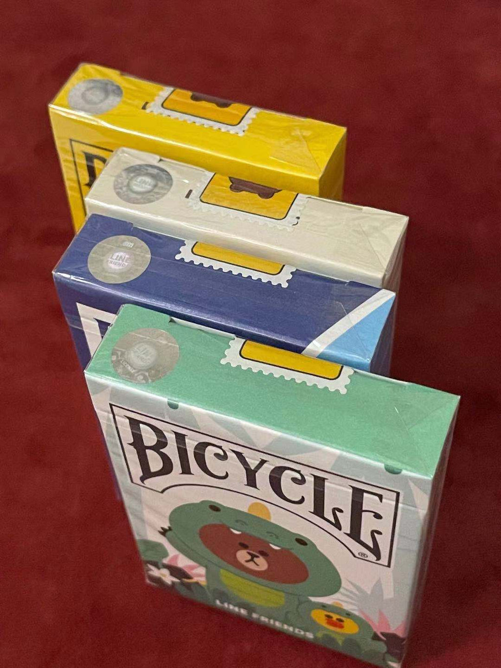 Bicycle Line Friends Gilded Playing Cards Limited Edition
