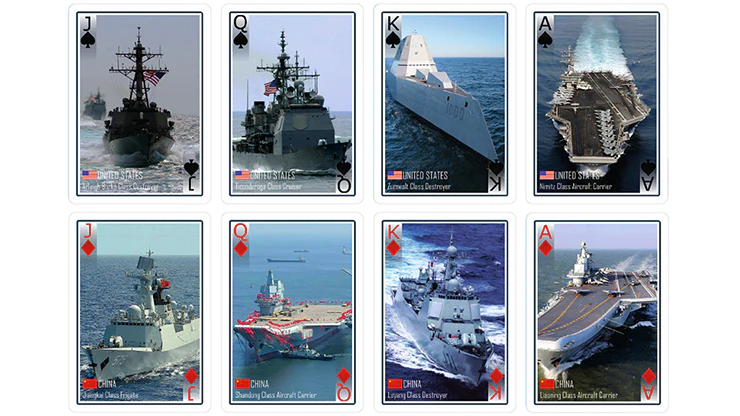 Bicycle  Modern Warships Playing Cards