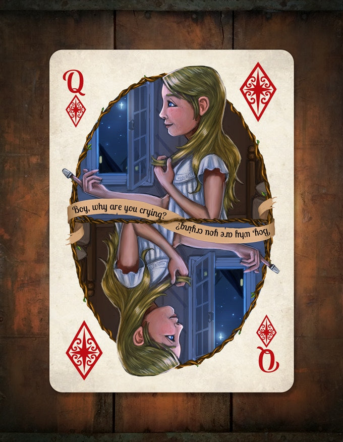 Bicycle Neverland Playing Cards Limited Edition by Nat Iwata