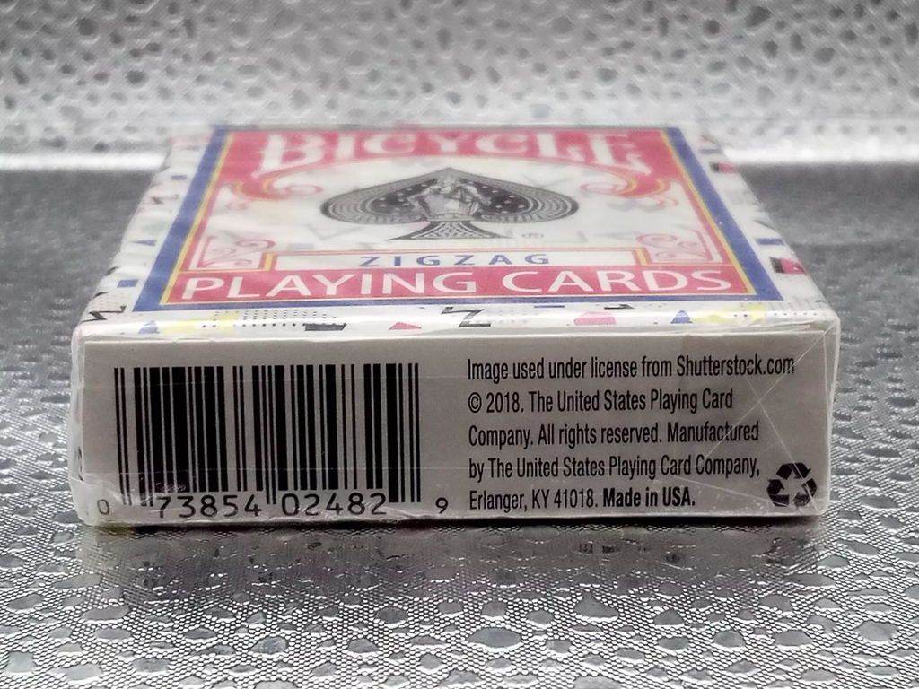 Bicycle Zig Zag playing cards