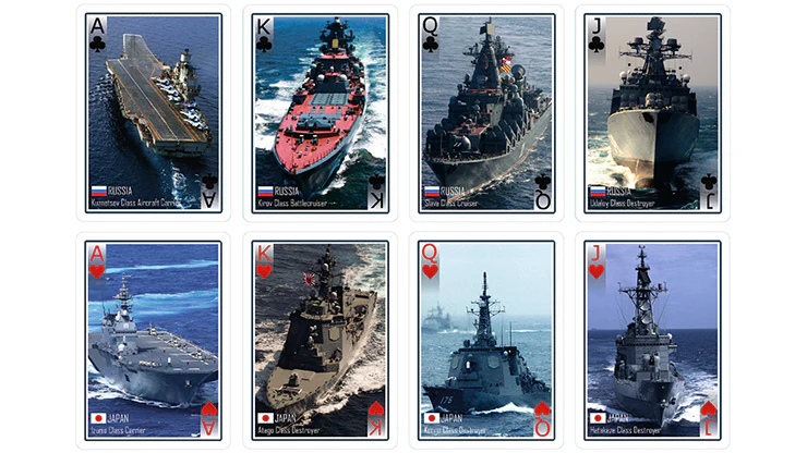 Bicycle  Modern Warships Playing Cards