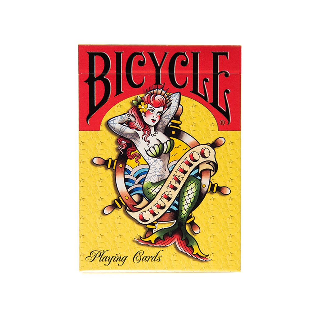 Bicycle Club Tattoo Mermaid Playing Cards