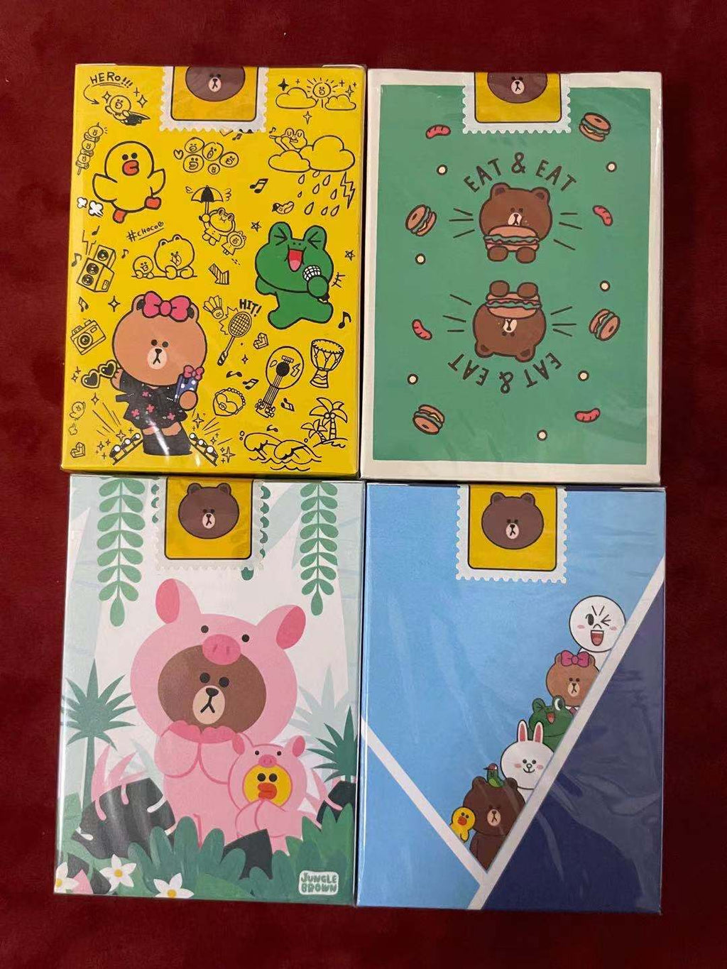 Bicycle Line Friends Gilded Playing Cards Limited Edition