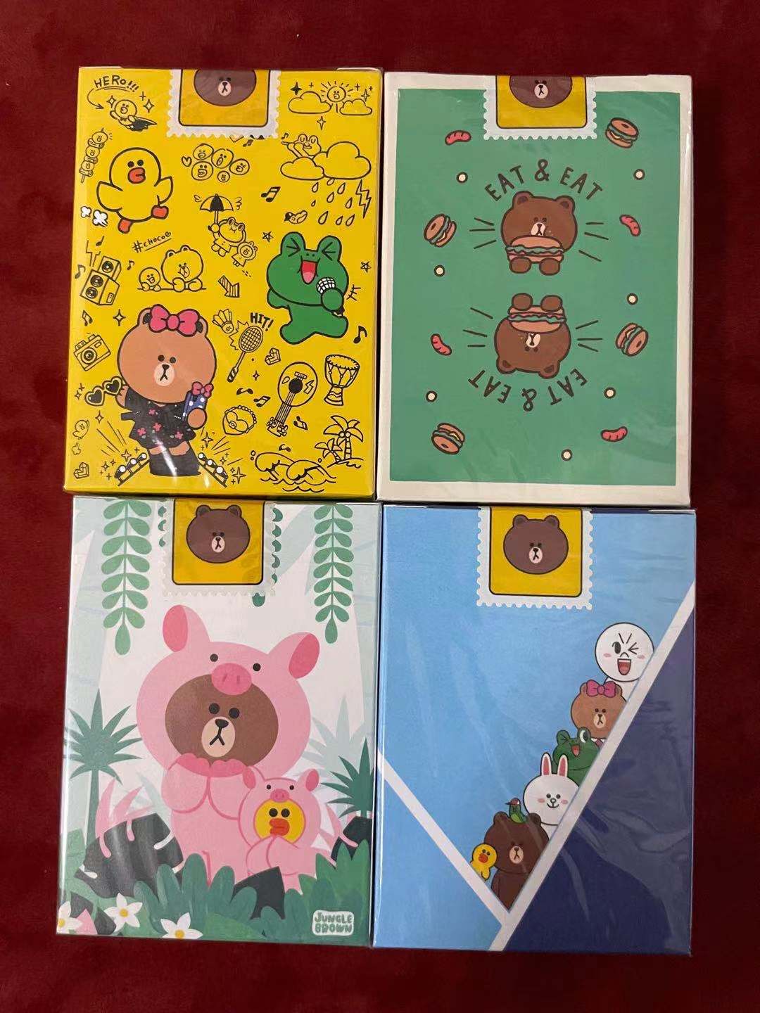 Bicycle Line Friends Gilded Playing Cards Limited Edition